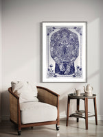 Mikkel Westrup Ballpoint Pen Poster 3 (male back) 70x100cm Blue