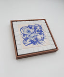 M. Westrup Tile Painting No. Ag04