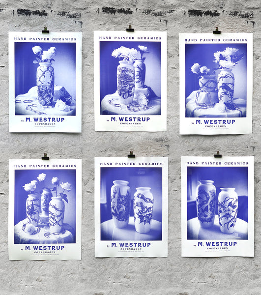 M. Westrup Ceramics Posters 50x70cm - 001-106 Bundle